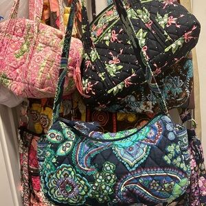 Vera Bradley- Blue Rhapsody Maggie shoulder bag